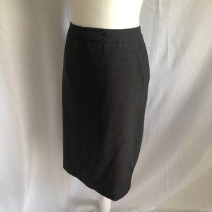Tristan & Iseut Women's Size 4 Pencil Brown Gray Skirt